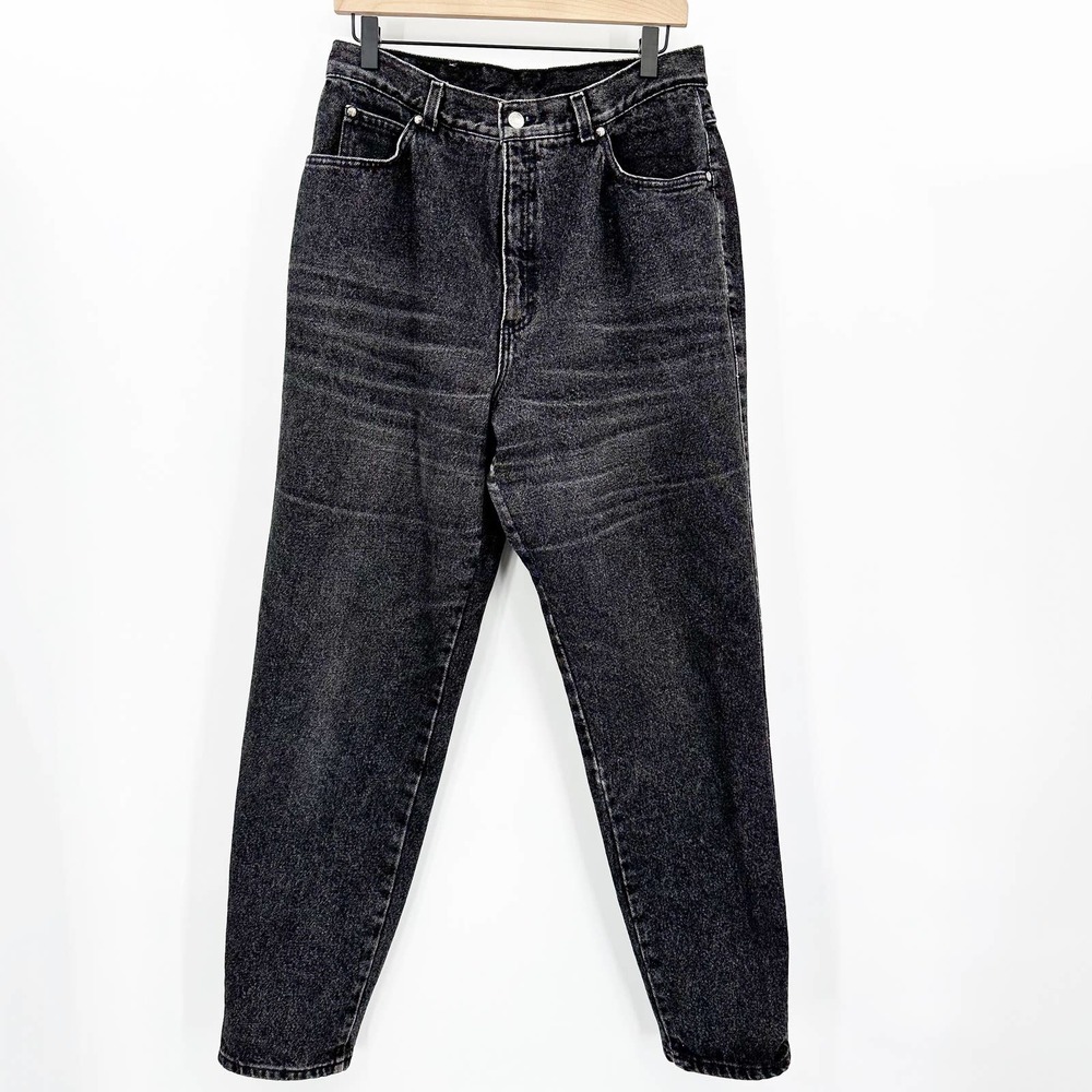 Levi's Vintage 80's  900 Series Tapered Jeans‎ Acid Wash Black Rare Size 10 READ